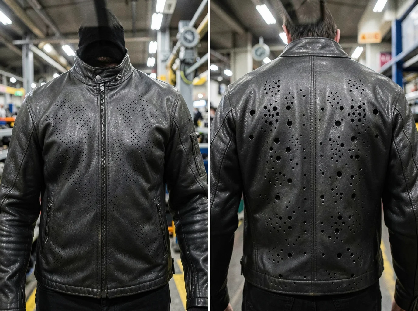 Which Perforation Method Works Best For Leather Motorcycle Jackets?